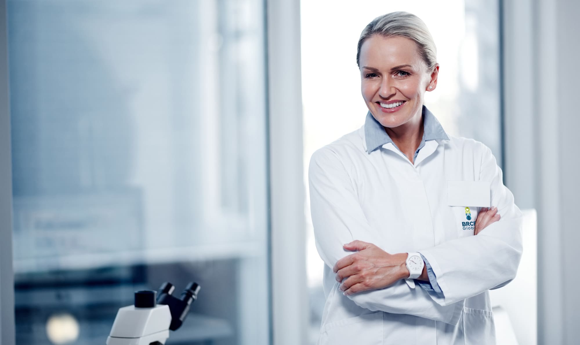 BRCR Global Principal Investigator in the laboratory