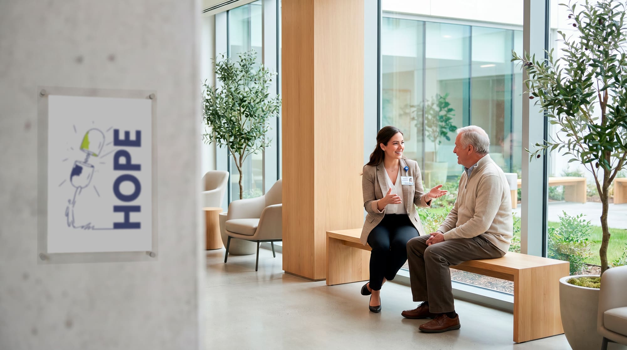 BRCR Global patient recruitment specialist speaking with a study participant